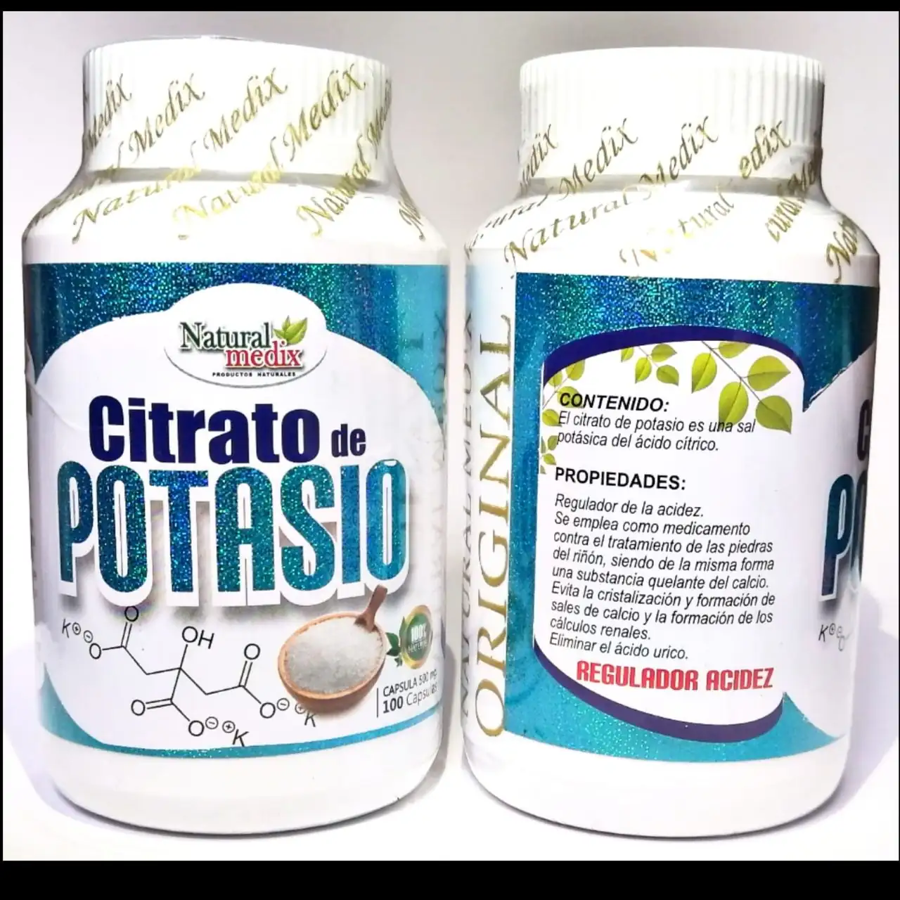 Citrato de potasio 100 cap
