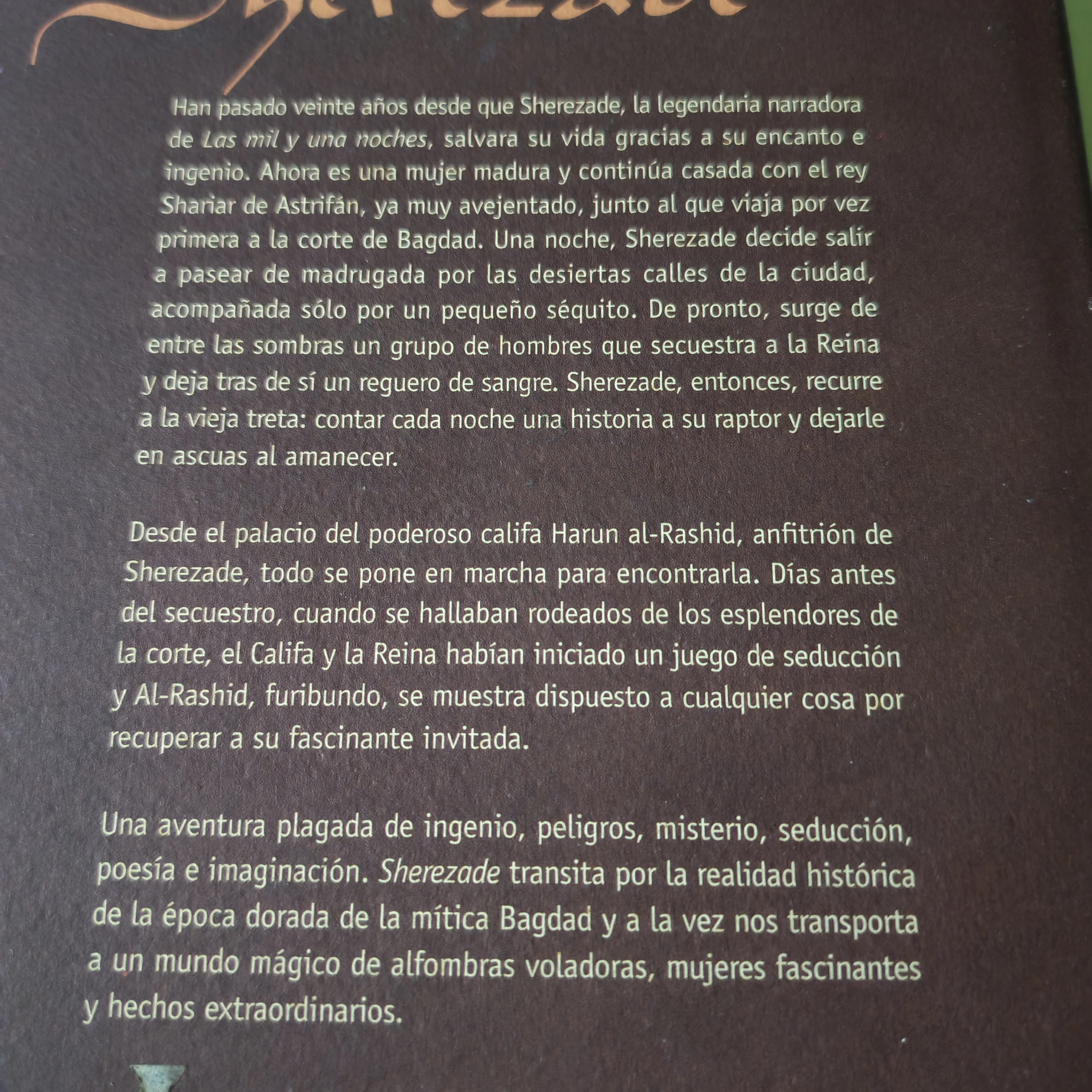 Sherezade, Anthony O'Neill, usado 2