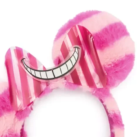 DIADEMA DE PELUCHE CON OREJAS DE GATO DE CHESHIRE 3