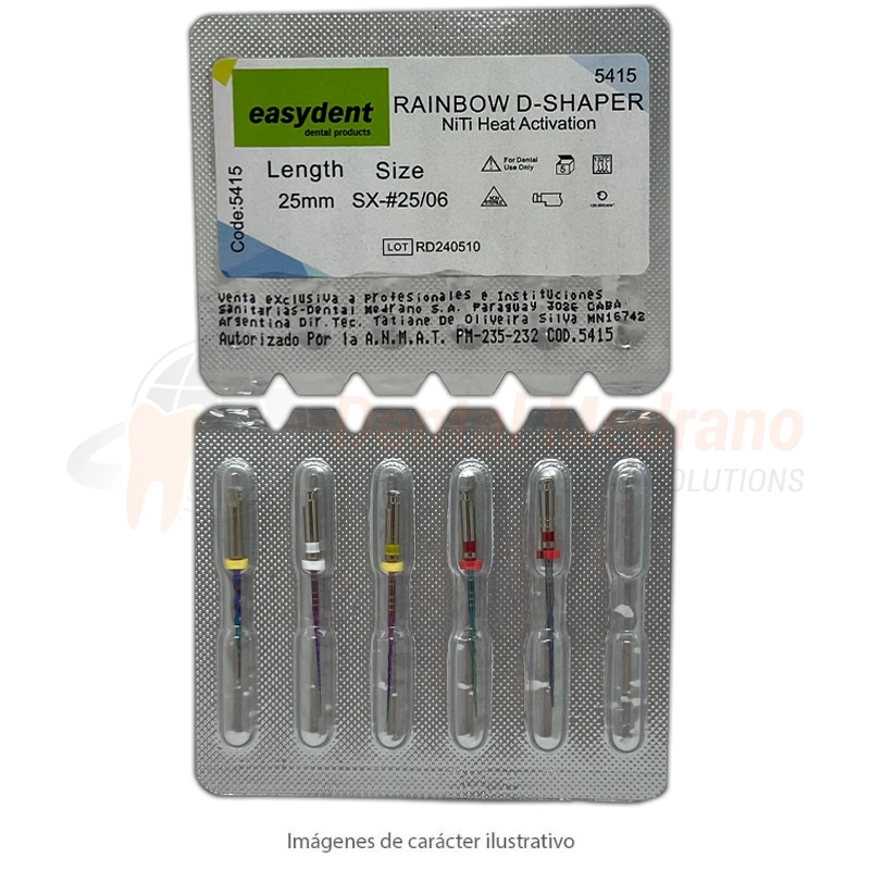 LIMAS D-SHAPER RAINBOW CM x5 25MM