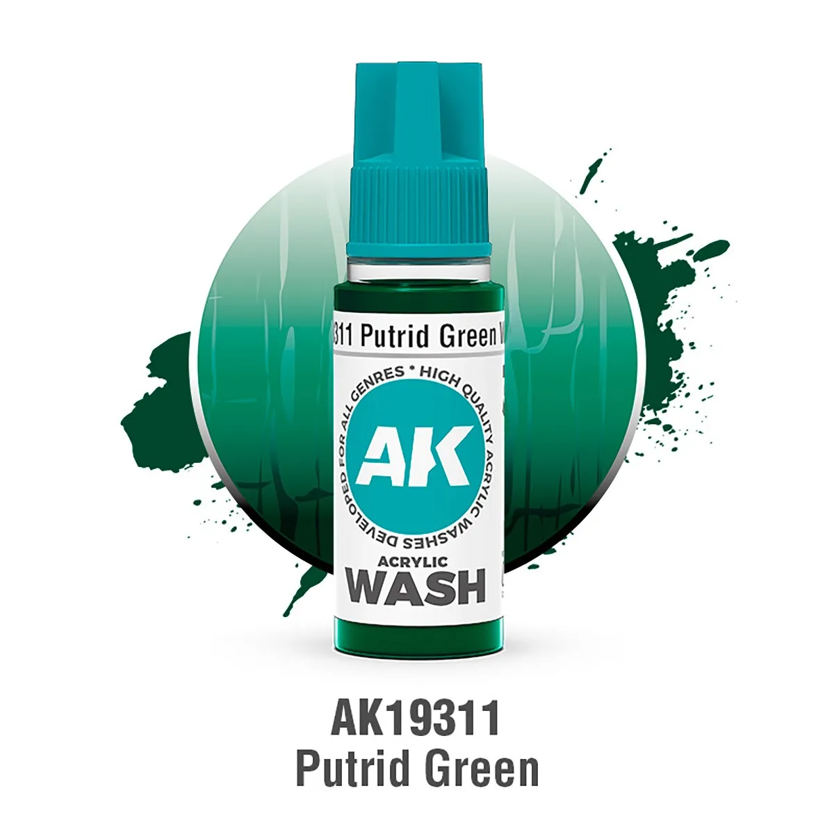 PUTRID GREEN – ACRYLIC WASH - AK19311 