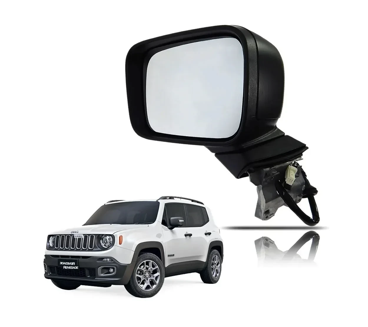 Retrovisor Original Jeep Renegade 2015-2018 Sin guiñador