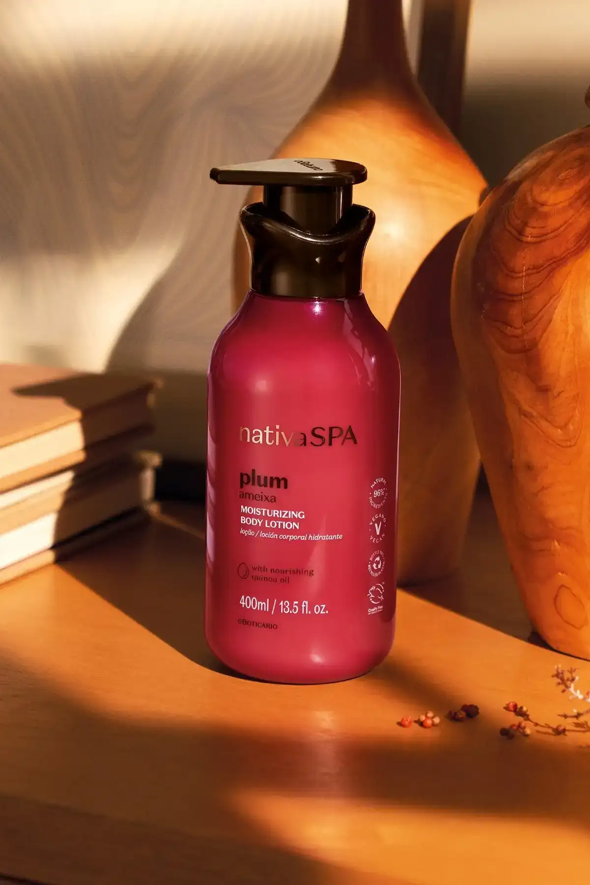 Nativa SPA Loción Hidratante Desodorante Corporal Ciruela 400ml 4