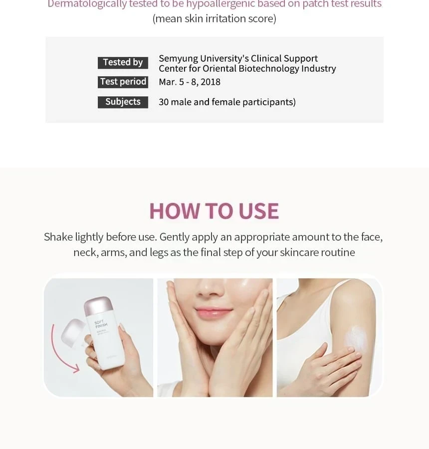 MISSHA - All-Around Safe Block Soft Finish Sun Milk SPF50+ PA+++ 70ml  3