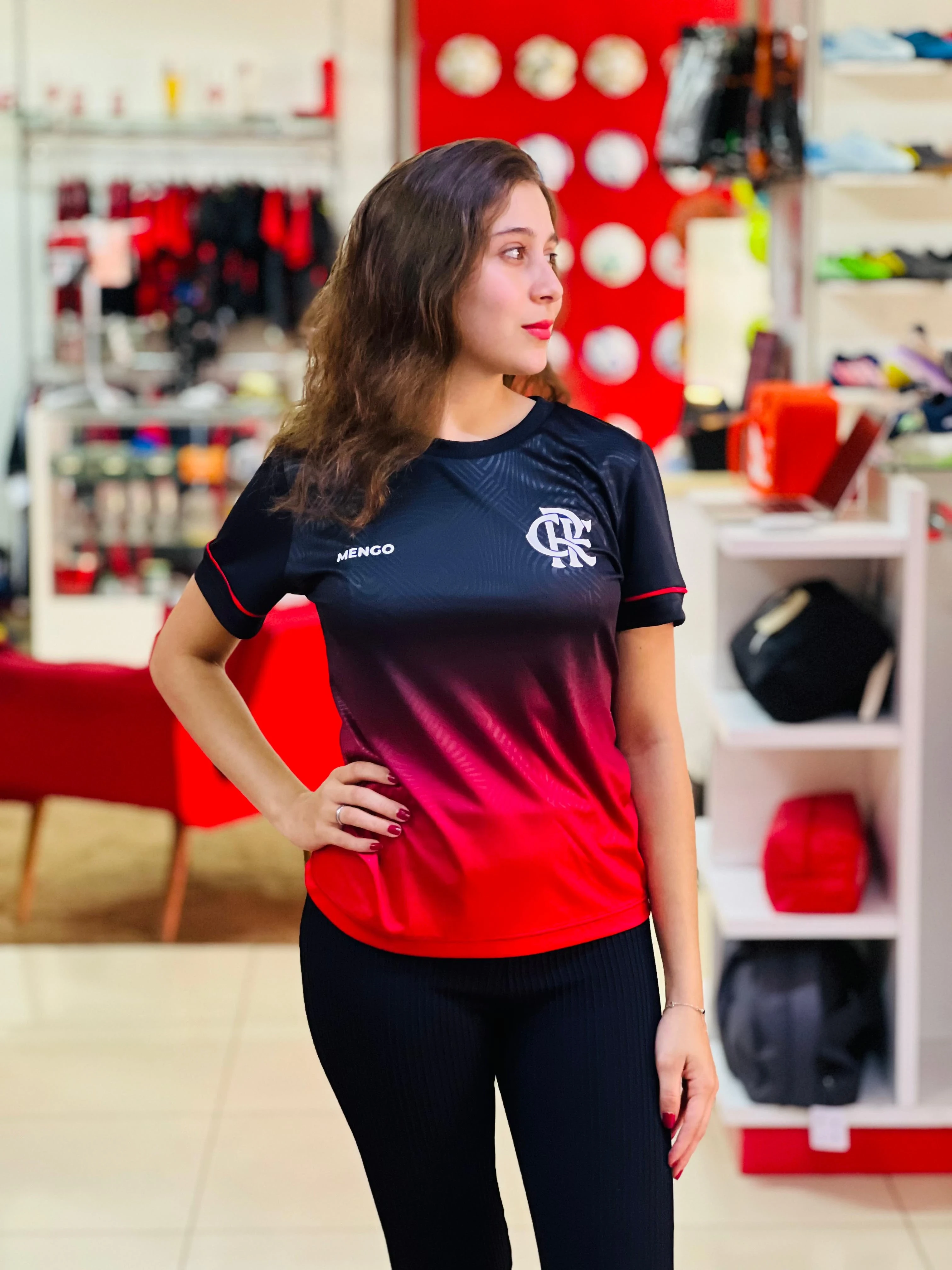 CAMISETA FEM FLAMENGO BRAZILINE CANASTRA 