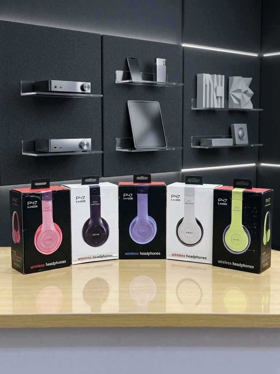 P47 Auriculares Inalámbricos - Estilo y Color en un Diseño Moderno