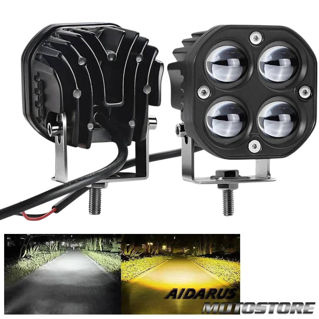 EXPLORADORAS LED 4X4 DUALES MODELO CUADRADO