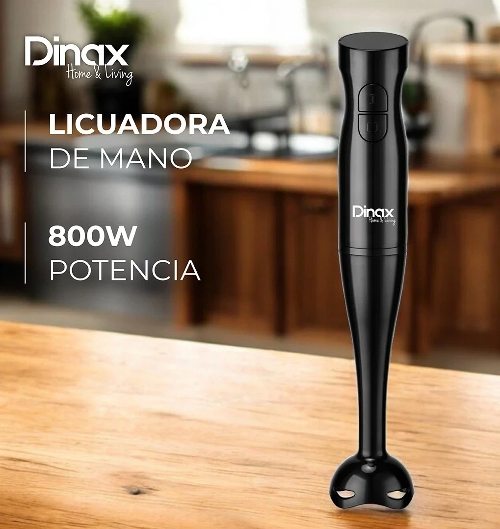 Minipimer negra Dinax plastica