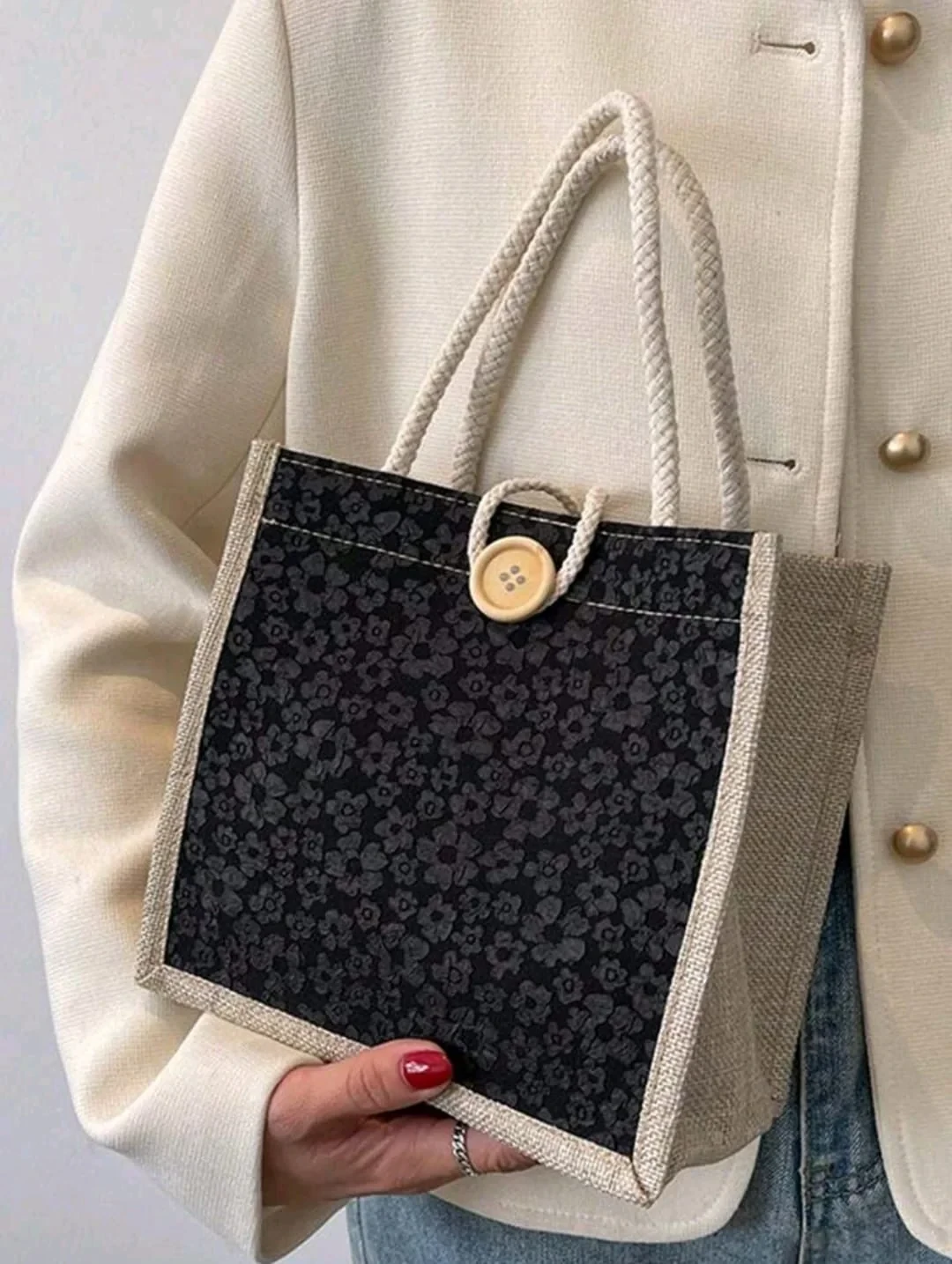 Bolsa de lona elegante  2