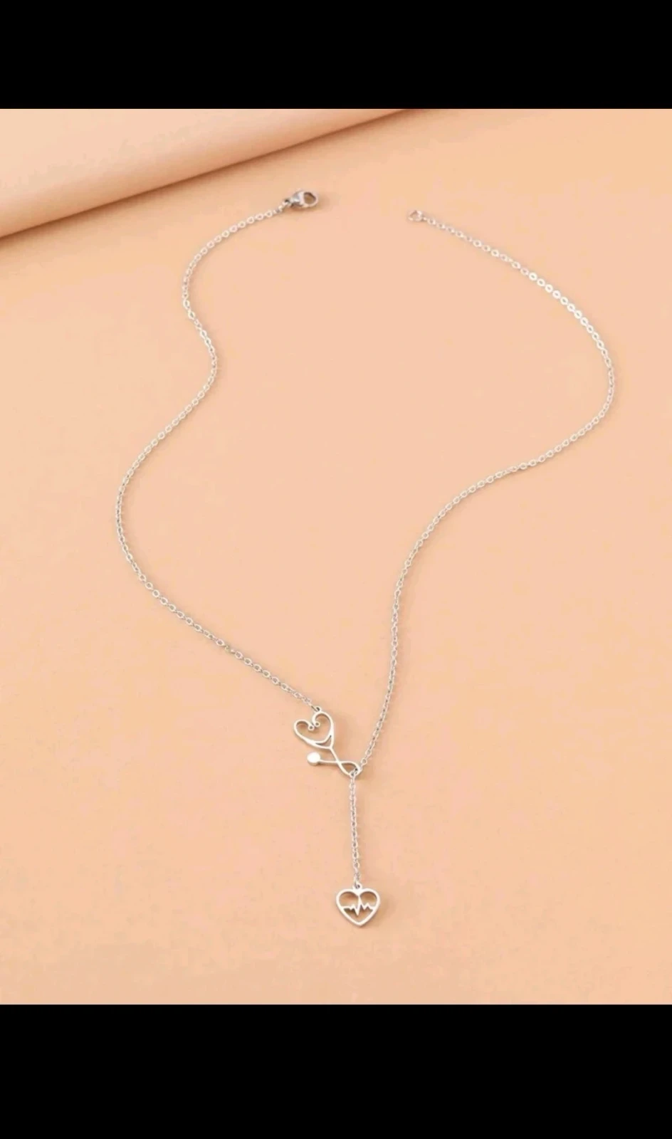 Collar colgante diseño de estetoscopio 🩺 4