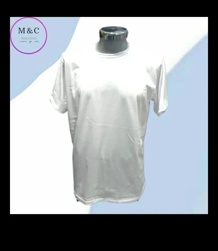 playera Lisa 3XL blanca