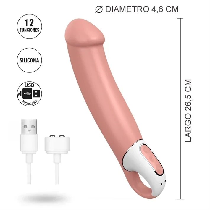 Vibes Master Vibrador estimulador de punto G con 12 modos de vibracion