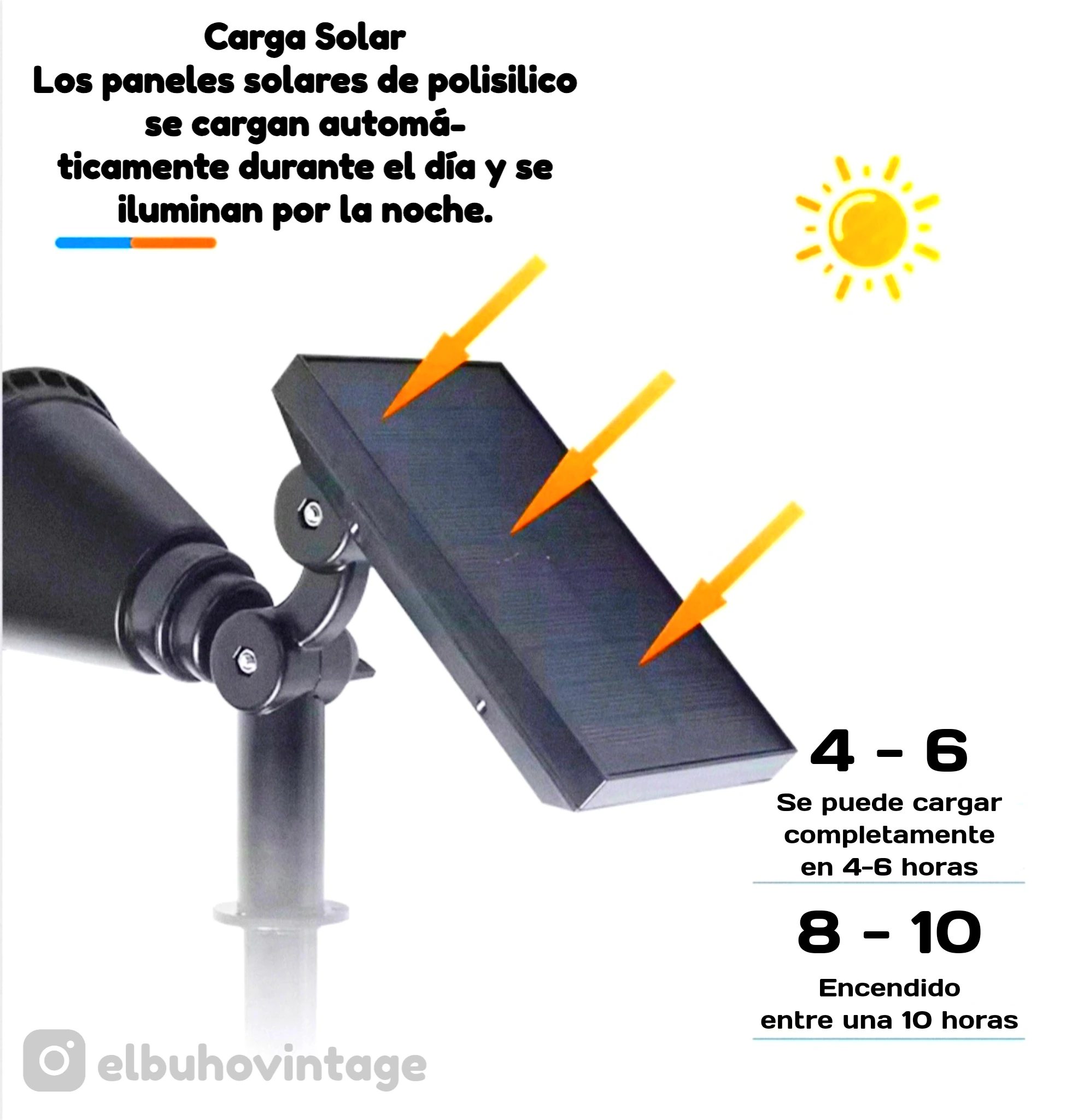 Estaca Solar para Jardín ☀️ 5