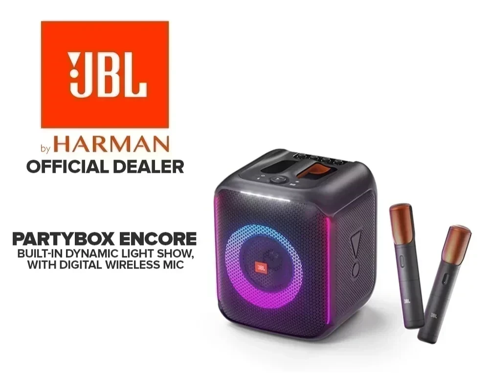 PARLANTE JBL PARTY BOX ENCORE 5.25" BT NEGRO 100W