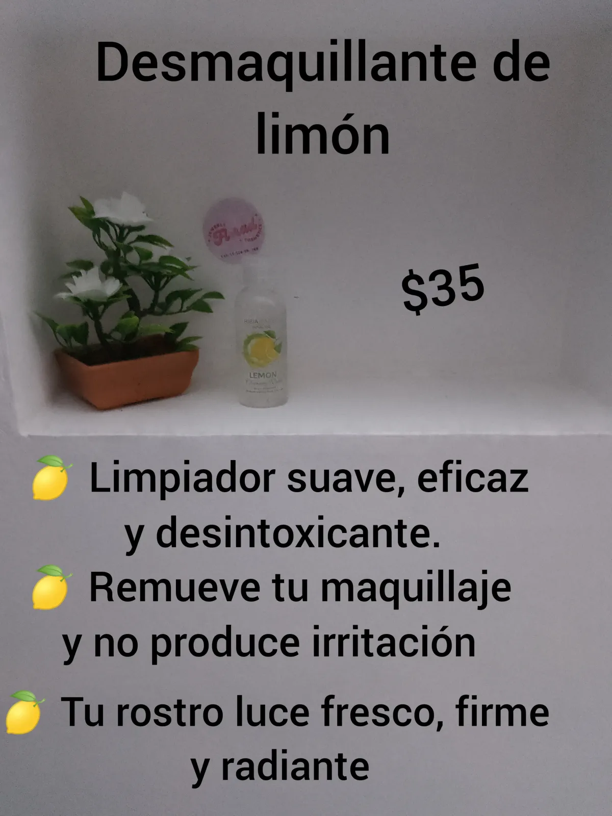Desmaquillante de rostro