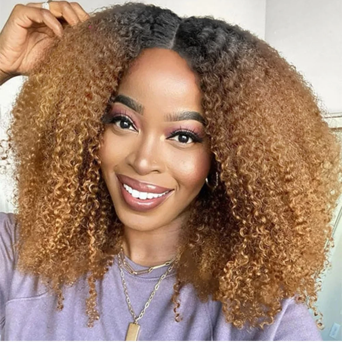 Extensiones Afro de clip 16” #1BT33