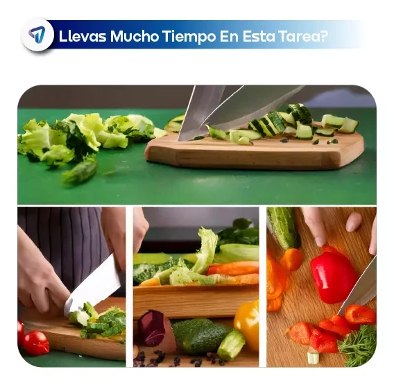 Mandolina Multifunción Fácil Limpieza Picador Verduras Waggs 3
