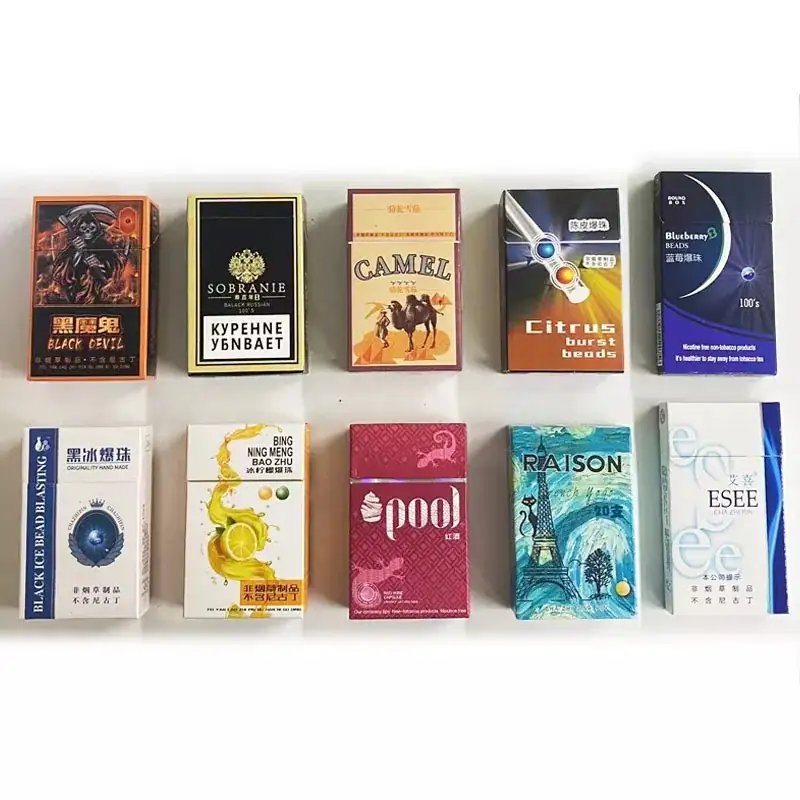 Cigarrillo desechable sin sustitutos de nicotina con cuentas de cigarrillos para hombres, regalos originales, accesorios para fumar sin tabaco