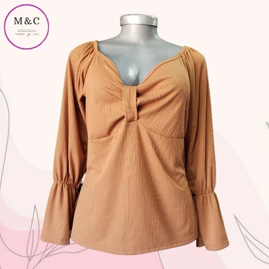 Blusa rib Unitalla  3