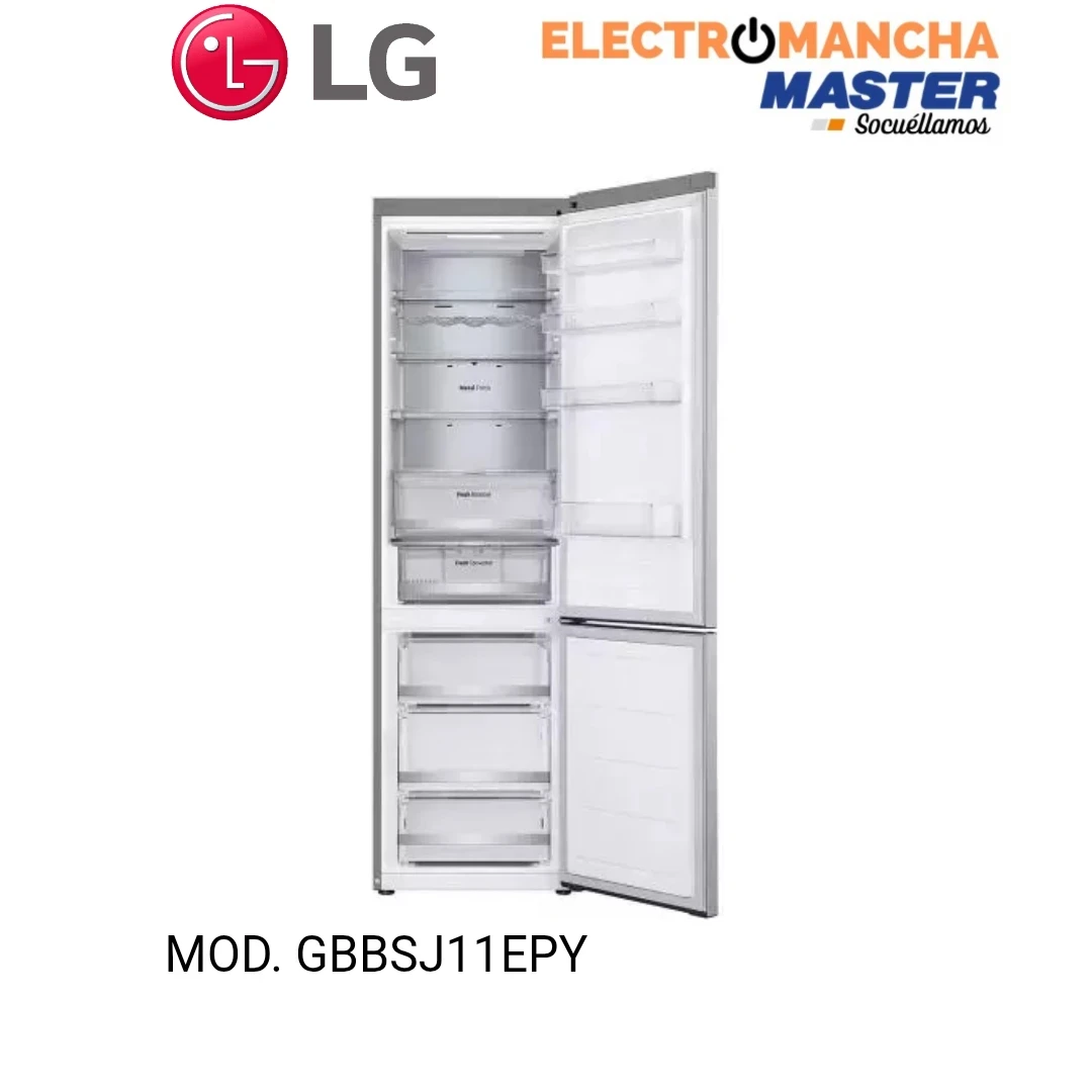 FRIGO COMBI LG GBBSJ11EPY NF INOX 1,86*60 CLASE E  2