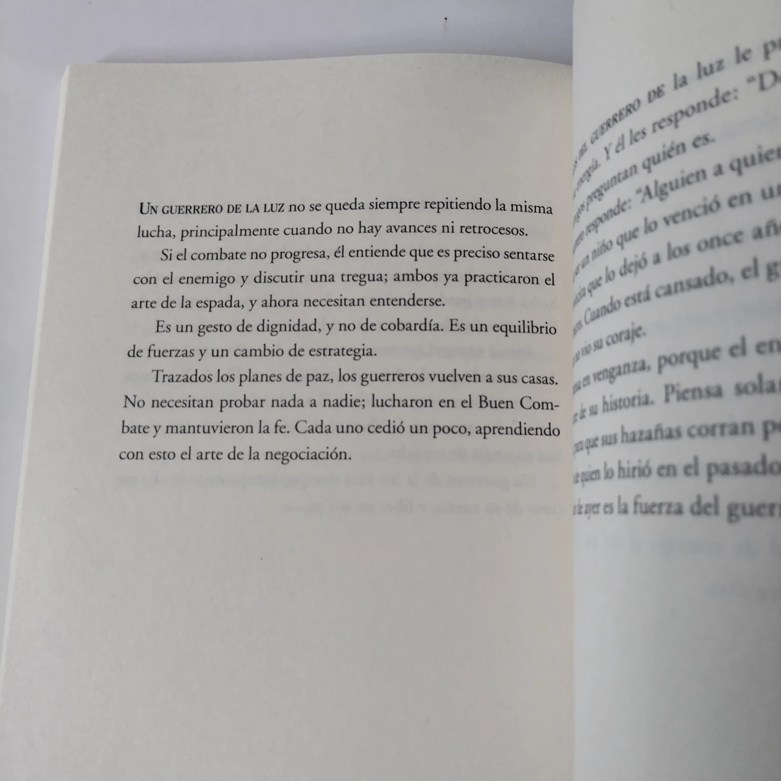 Manual del Guerrero de la luz , Paulo Coelho nuevo 4