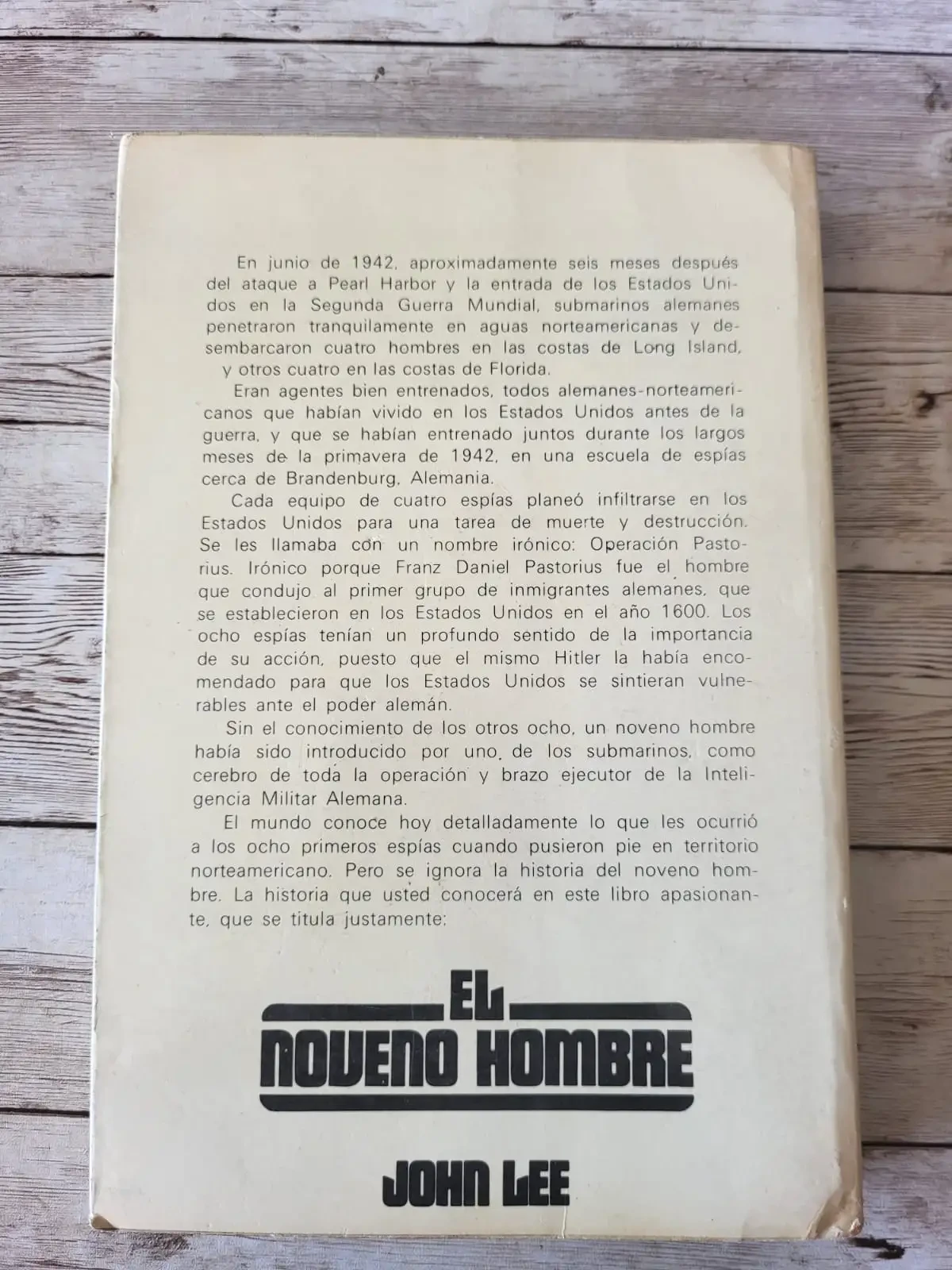 El noveno hombre / John Lee / Intriga / suspenso  2
