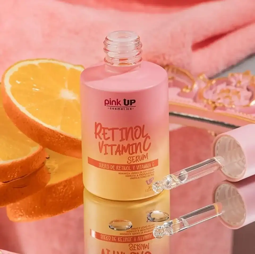 Suero de retinol y vitamina C