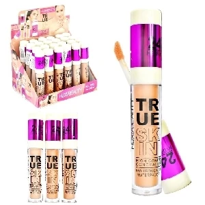 CORRECTOR HUXIABEAUTY 24K TAPA FUCSIA CON BLANCO