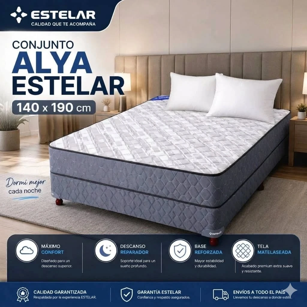 CONJUNTO ALYA ESTELAR 140 X 190 