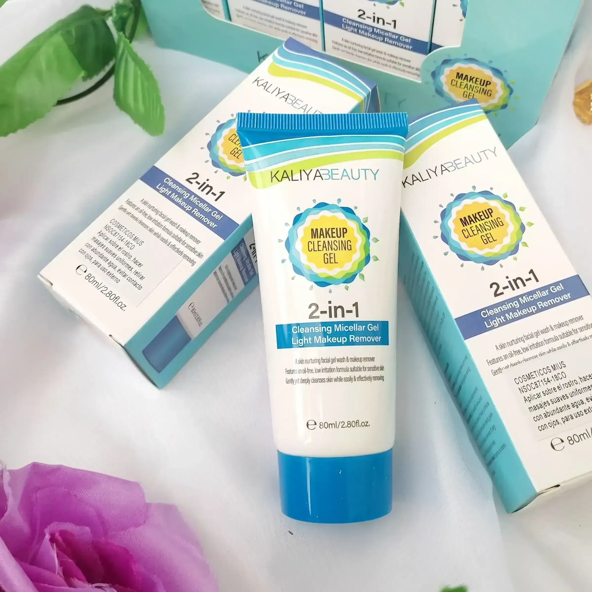 DESMAQUILLANTE MICELLAR EN GEL KALIYABEAUTY