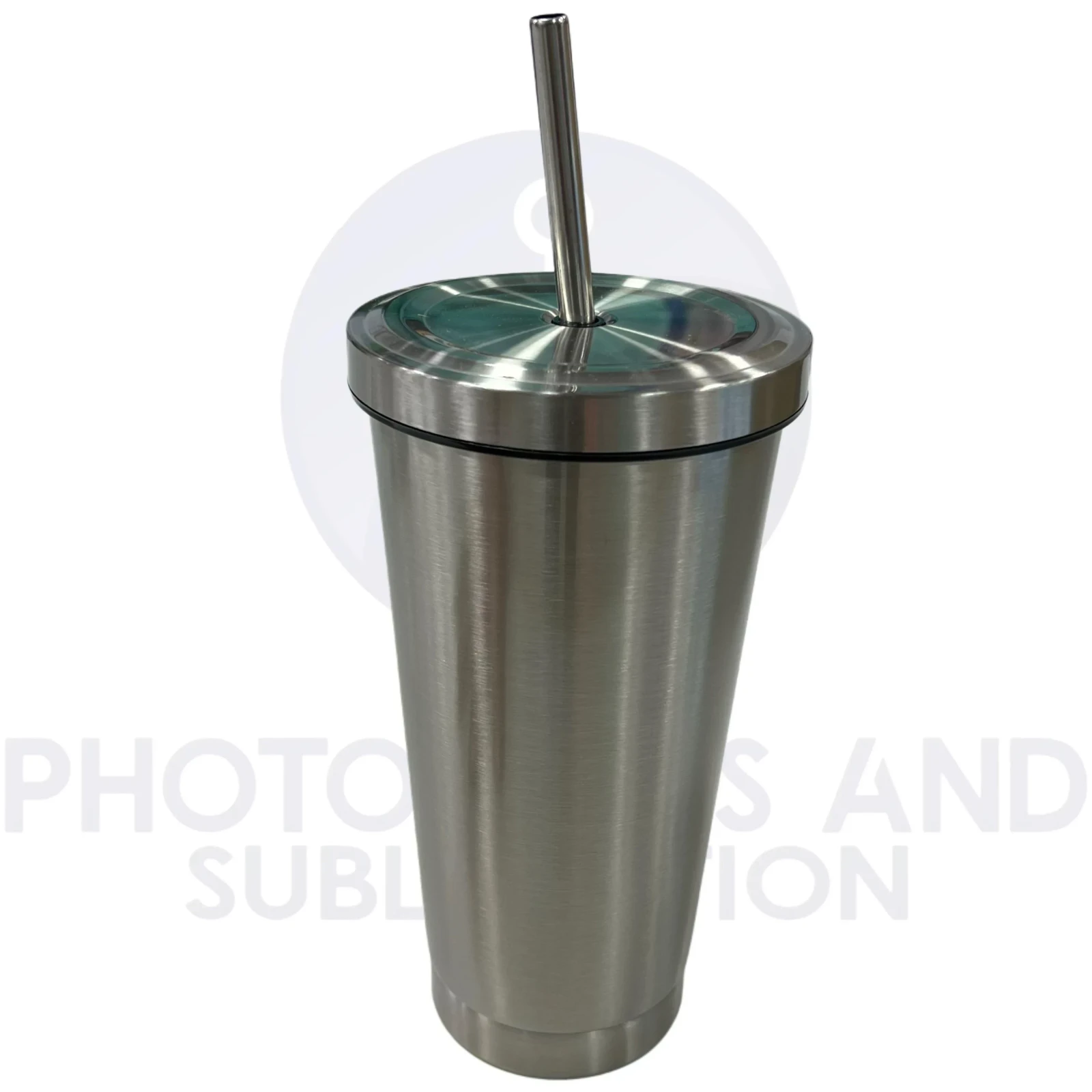 VASO MALTEADA METALICO PEQUEÑO PITILLO