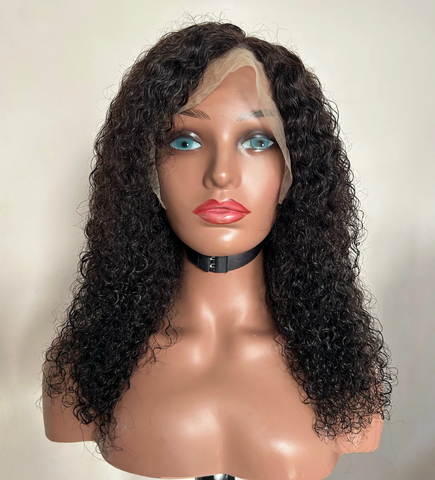 Peluca kinky curly de 18” 2