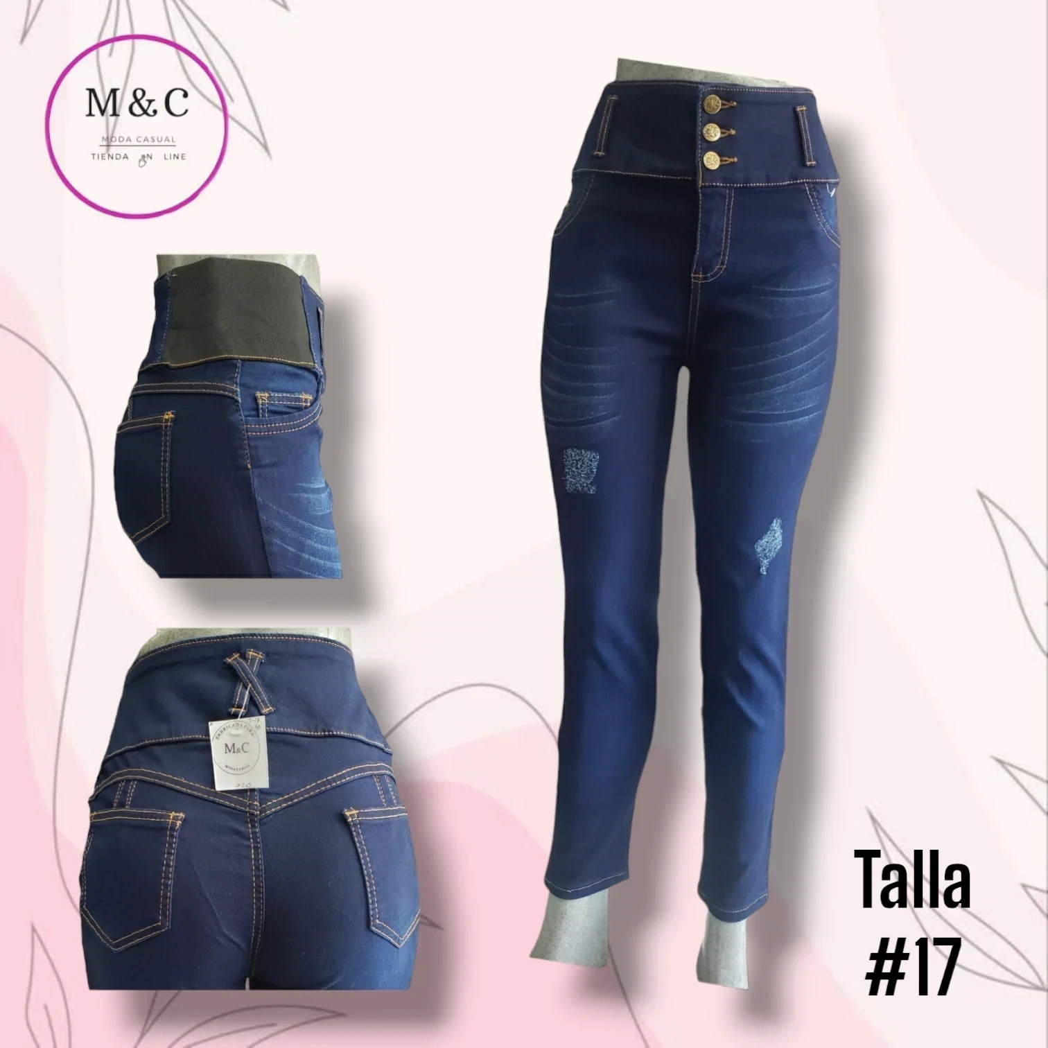 Pantalon T-11 mezclilla