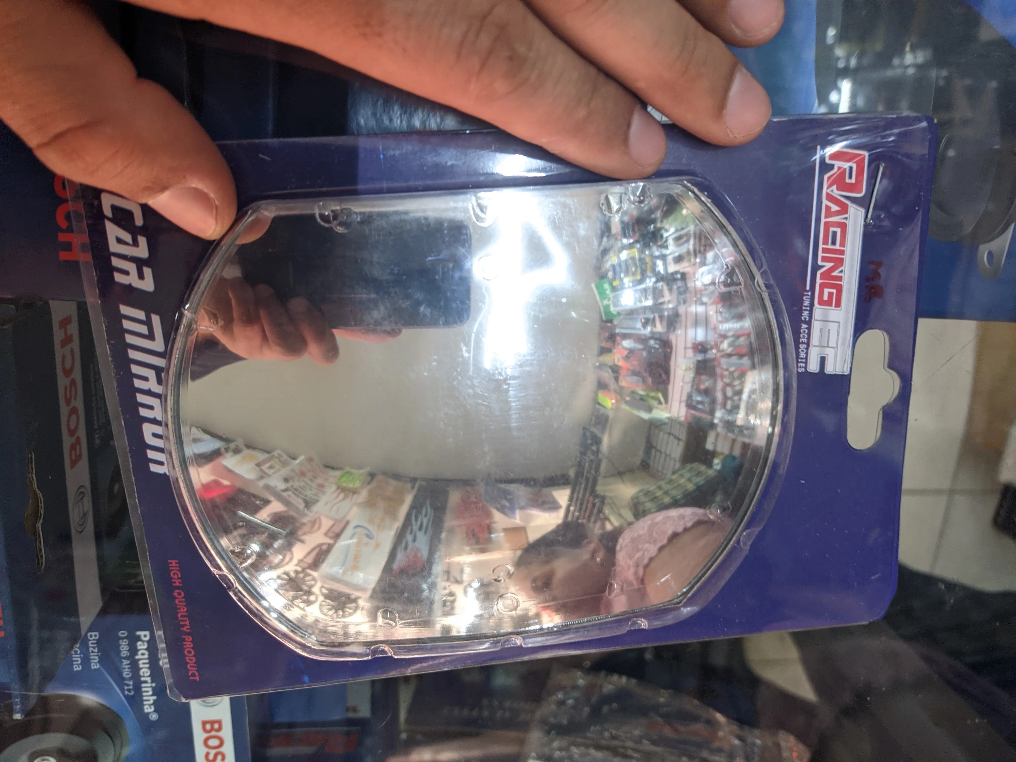 Retrovisor ojo de buey mediano