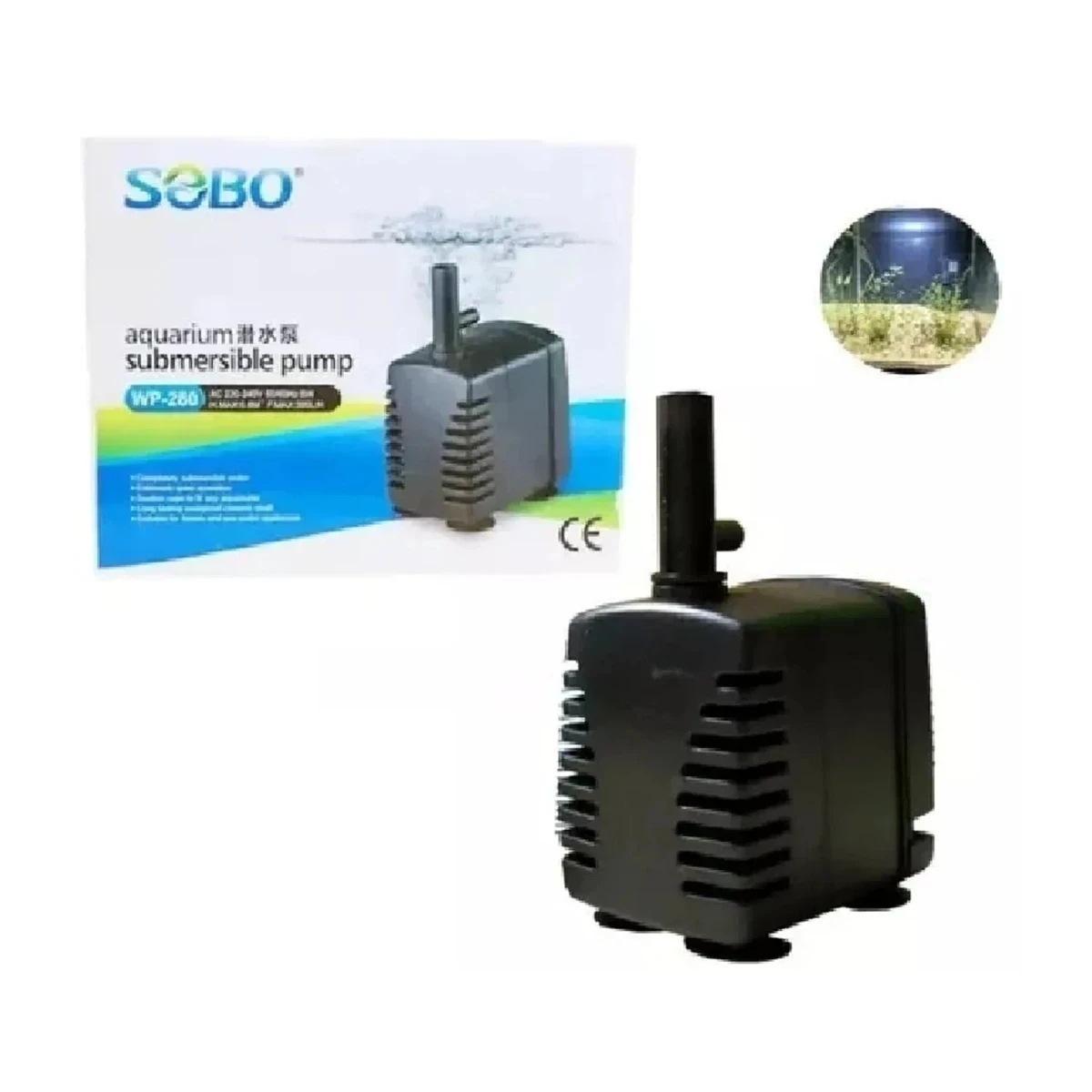Bomba de agua sumergible WP-280 Sobo