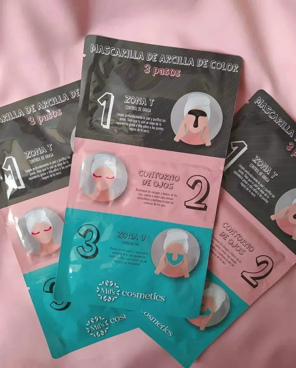 miis mascarilla carbon activado tres pasos