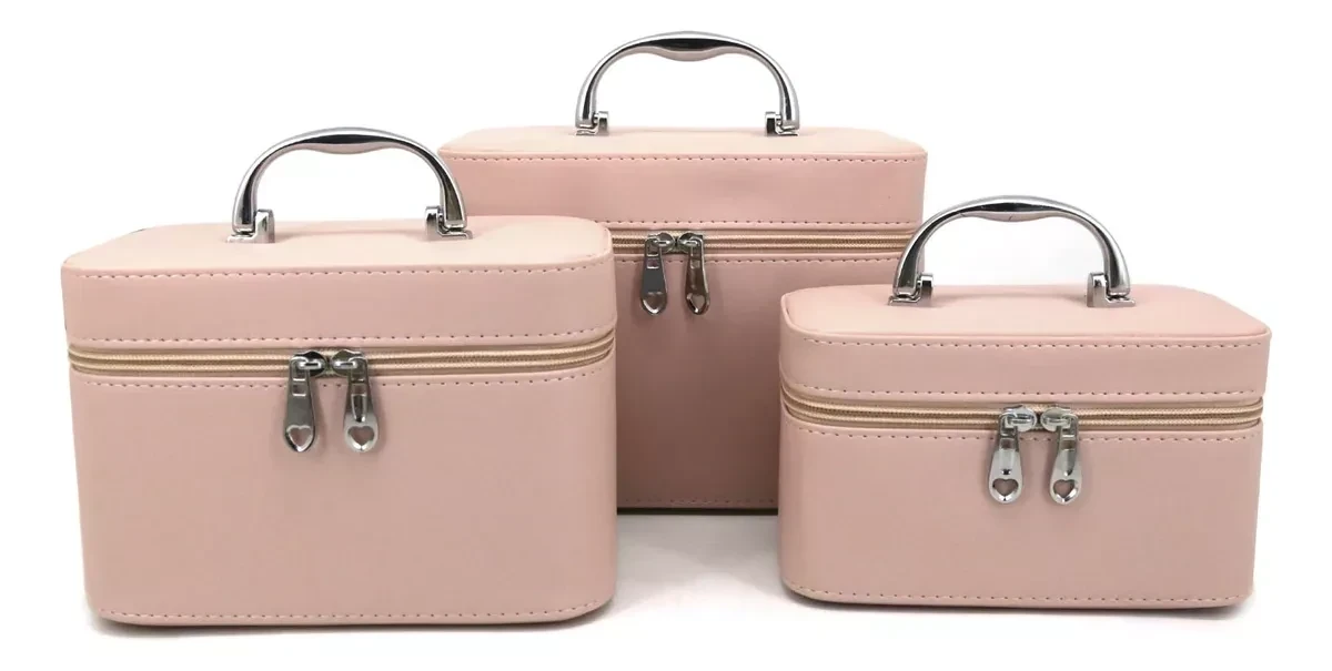 SET 3 COFRES TRENDY NECESER BIJOU PORTACOSMETICOS 17722