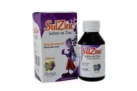 SULZINC 2 MG DE ZINC/ML FCO X 120 ML SULFATO DE ZINC HUMAX