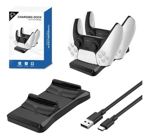 Base De Carga Rápida Joystick Dual Compatible Con Ps5