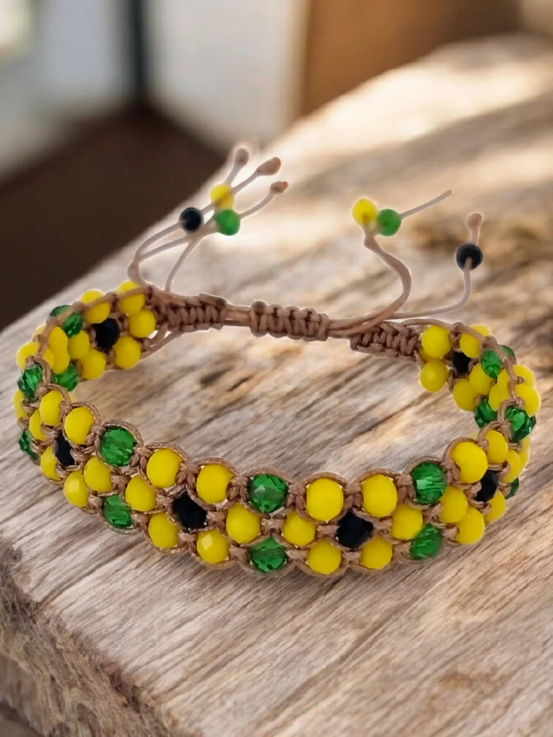 Pulsera Girasoles  2