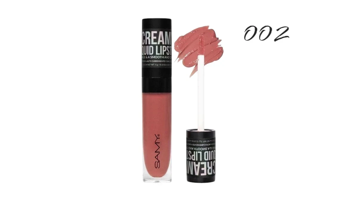samy labial liquido cremoso tono 002 macchiato