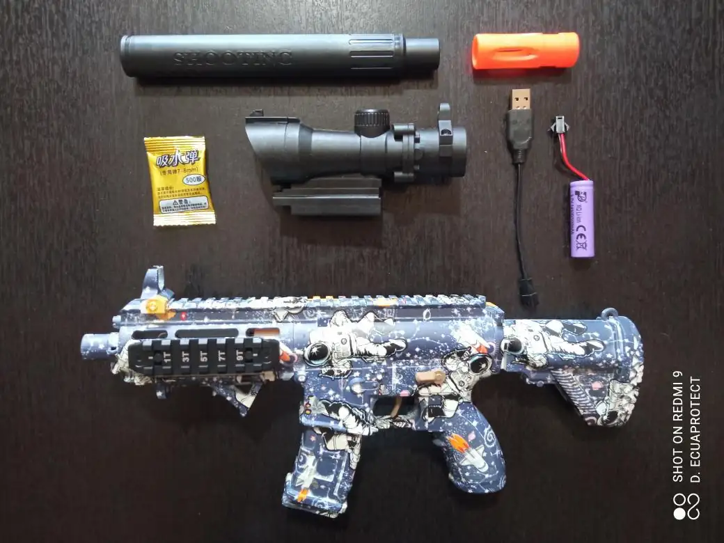 PISTOLA DE HIDROGEL M416-2 👨‍🚀
