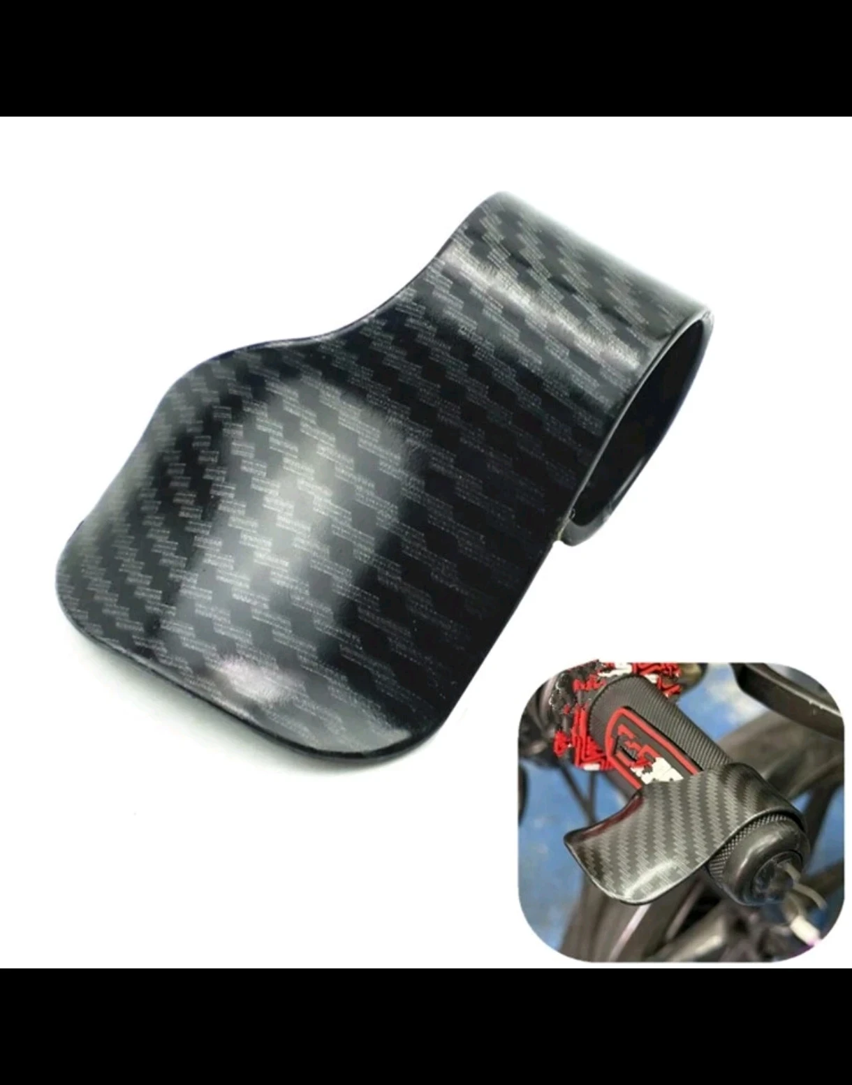 Control de Asistencia para Acelerador de Moto - Fibra de Carbono