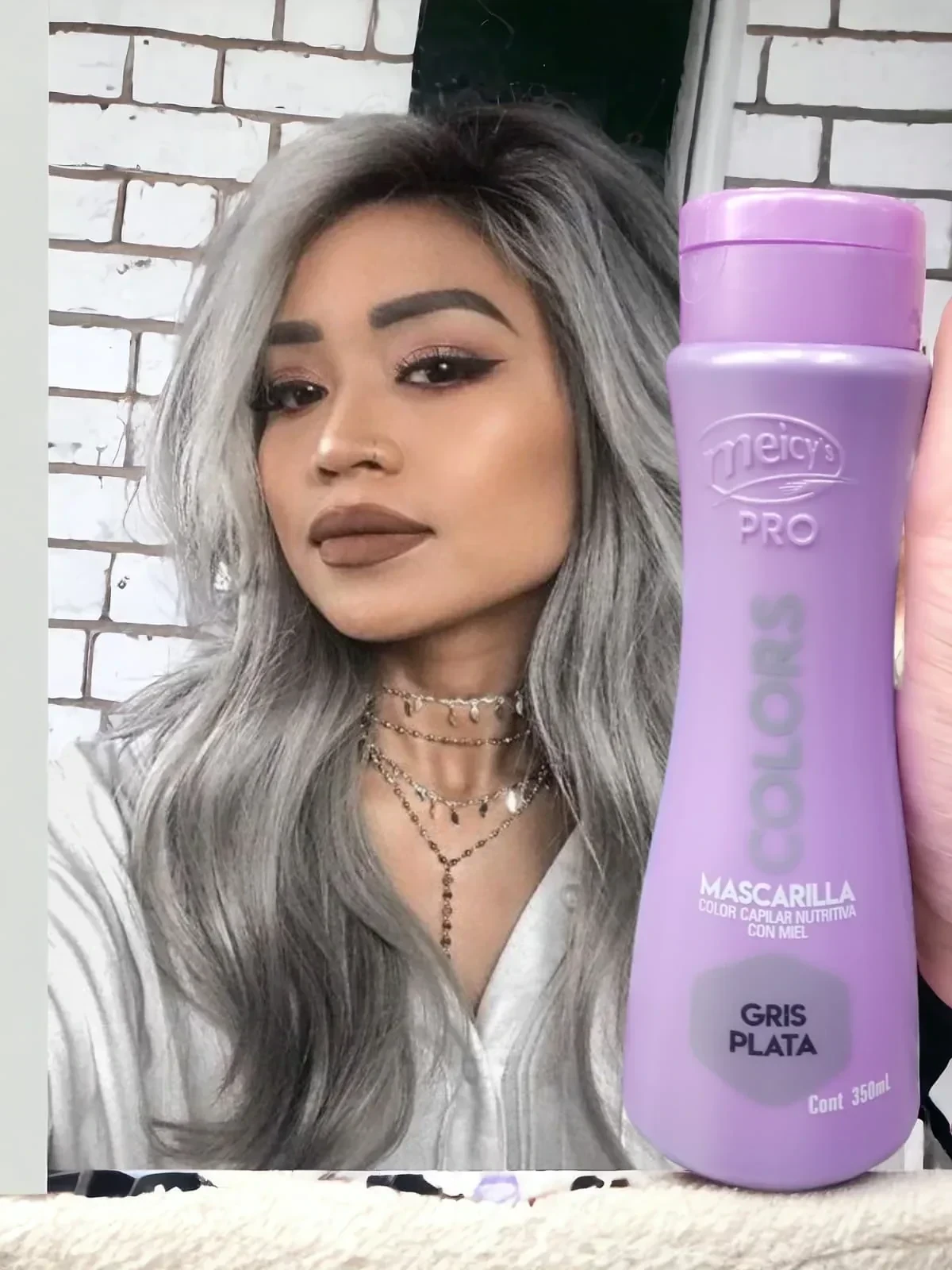 meicy!s matizante gris plata x350 ml