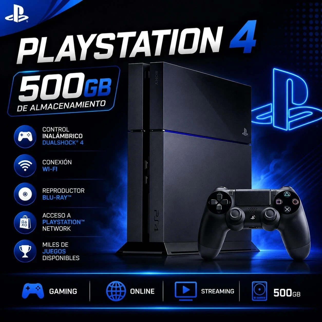 PLAYSTATION PS4 500GB 