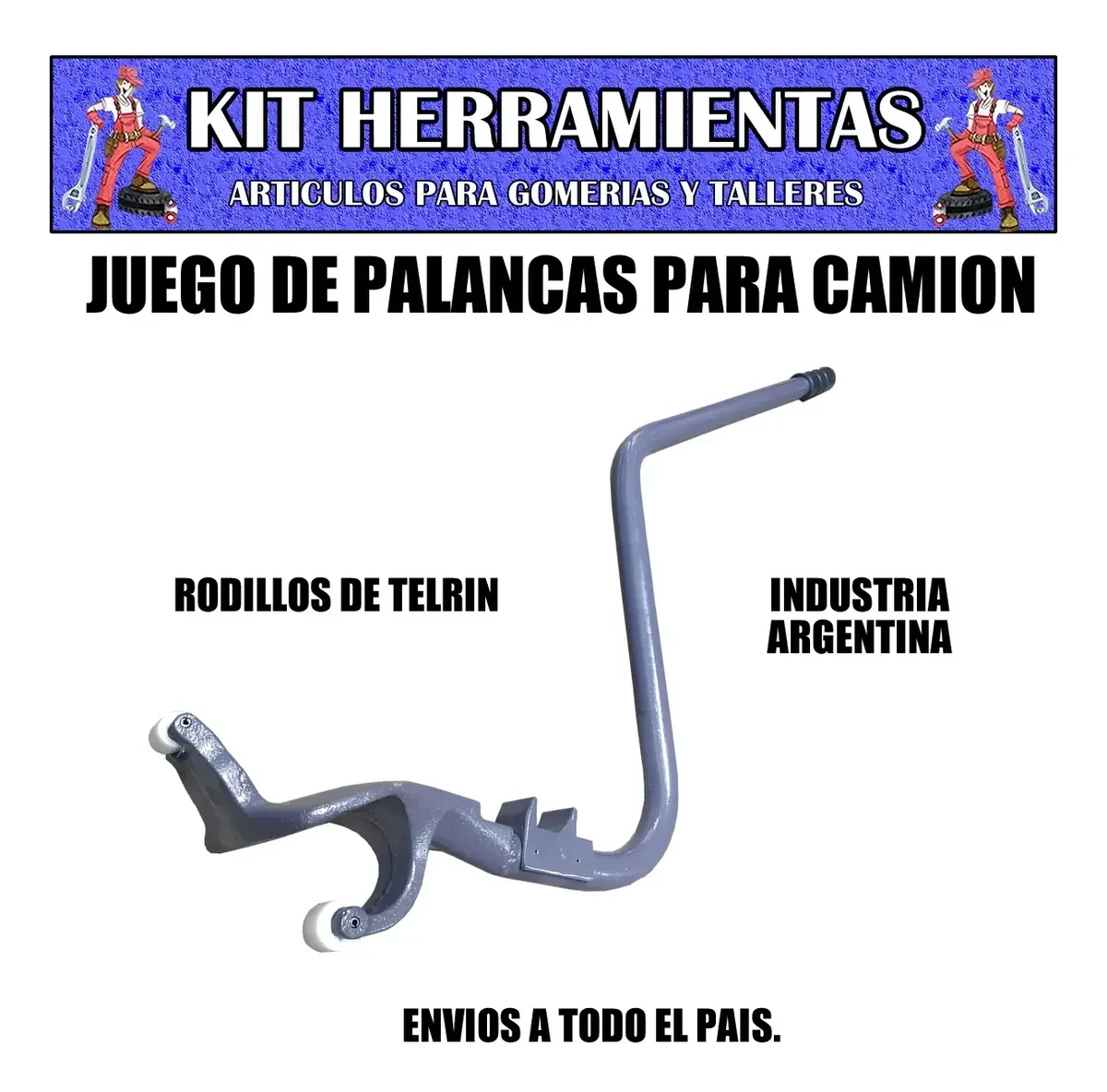 Juego De Palancas Arme Desarmar Cubiertas Camion Colectivo 2
