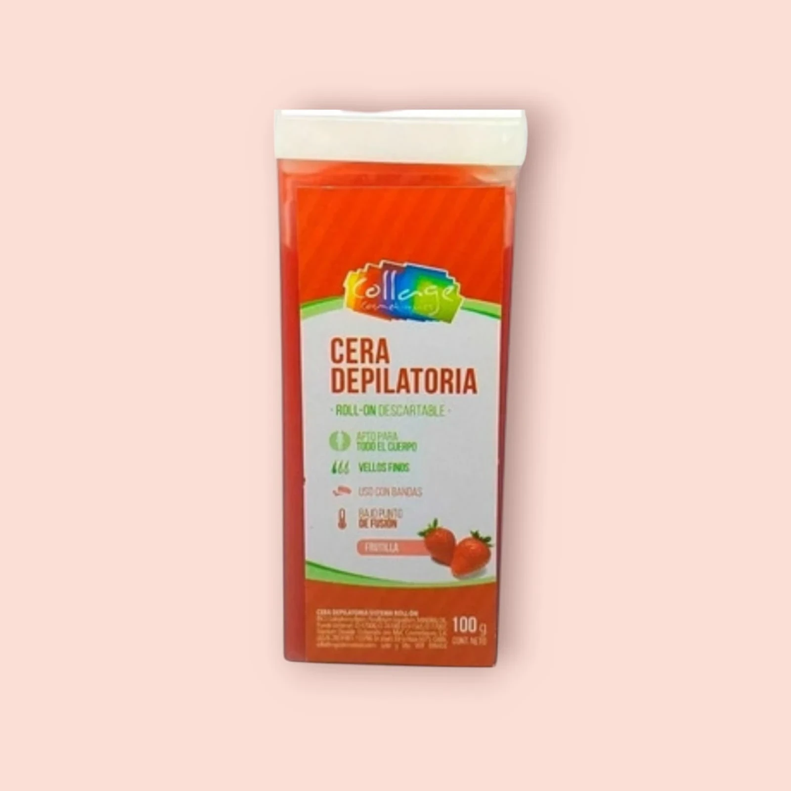 ROLL ON DESCARTABLE 100GR FRUTILLA