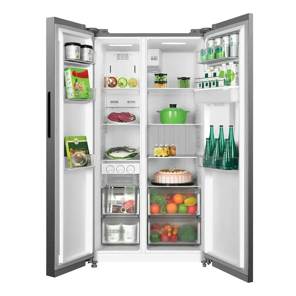 HELADERA NO FROST INVERTER SIDE BY SIDE 510LTS DISPENSER INOX ‼️SOLO POR PEDIDOS ‼️  3