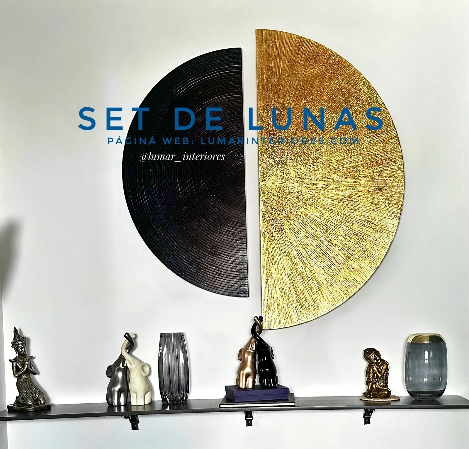 SET DE LUNAS DECORATIVAS 120X120 2