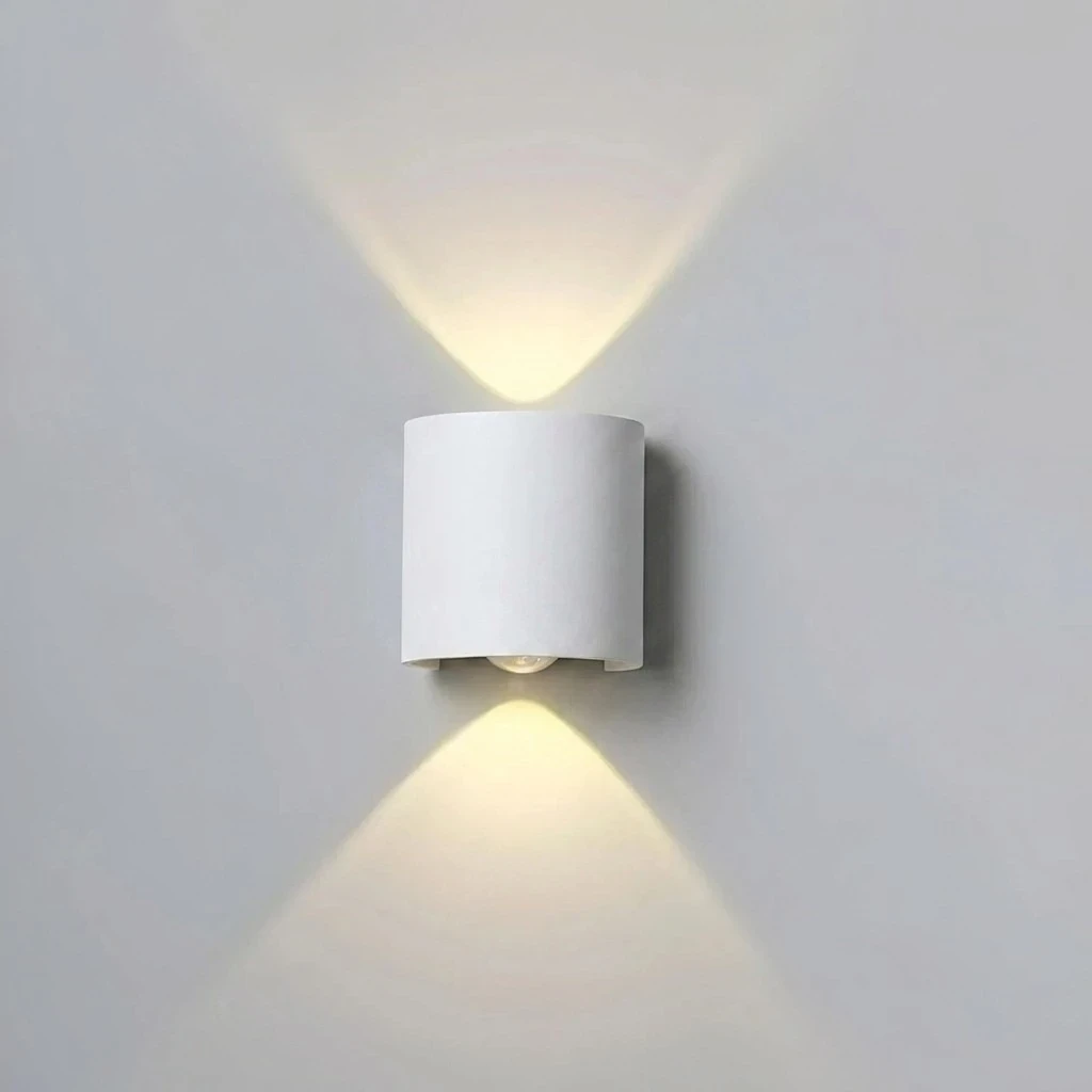 APLIQUE PARED LED BLANCO DECO IP65 PC 2X2W 3000K